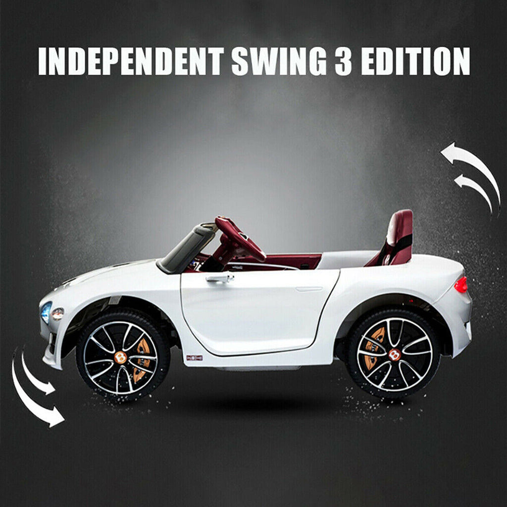 12V Licensed Bentley Electric Kids Ride On Car with Remote Control and LED Lights