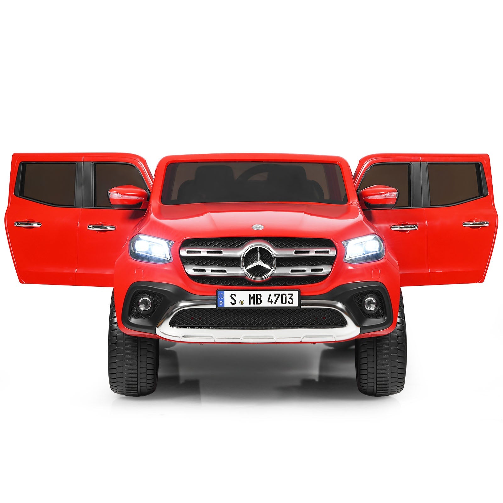 Licensed Benz Electric Ride-On Car for Kids - 2 Seater Toy Vehicle