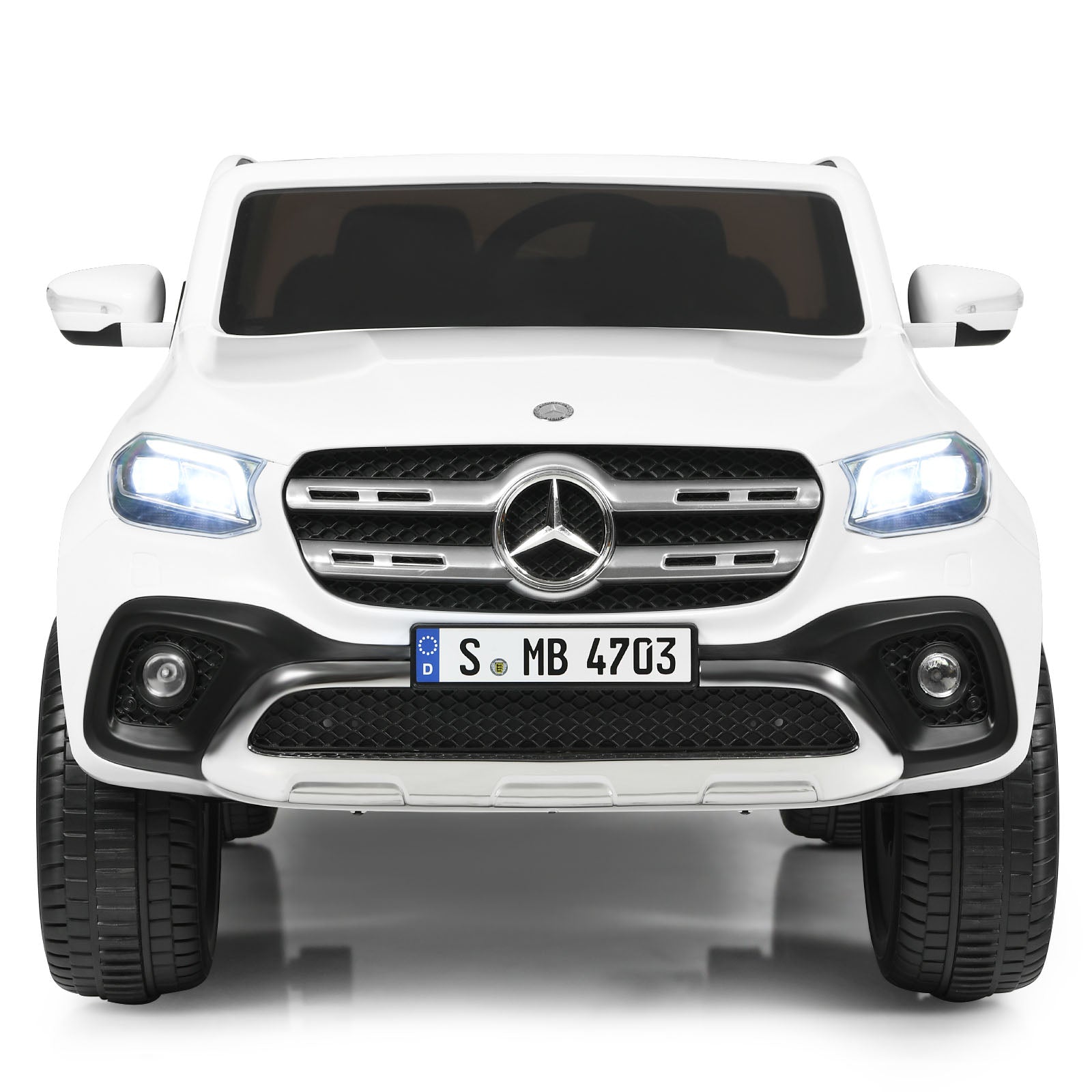 Licensed Benz Electric Ride-On Car for Kids - 2 Seater Toy Vehicle