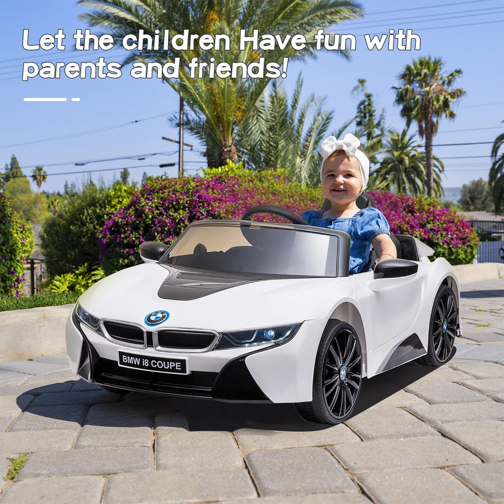 BMW I8 12V Kids Ride on Car with Remote Control and MP3 Player - Electric Vehicle Toy