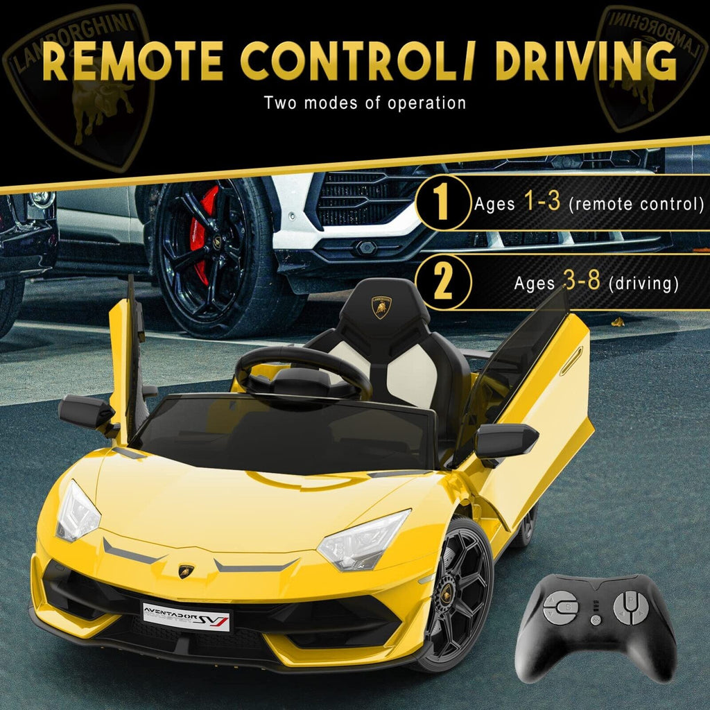 Licensed Lamborghini McLaren 12V Electric Ride-On Car for Kids with Remote Control