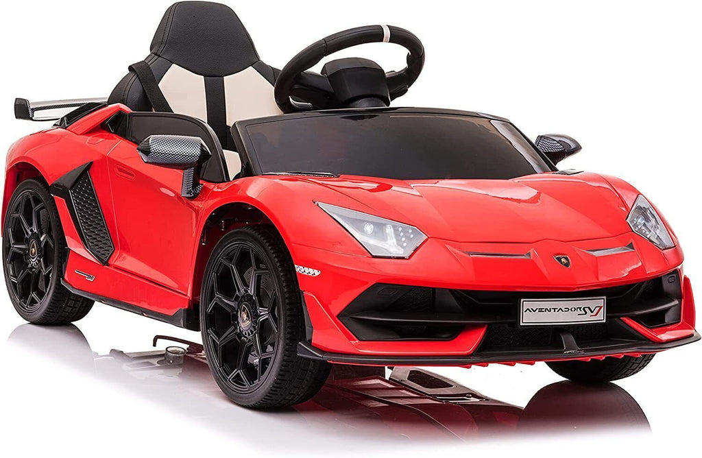 Licensed Lamborghini Ride-On Car for Kids with Hydraulic Doors - 12V 2×35W - Perfect Gift for Young Car Enthusiasts