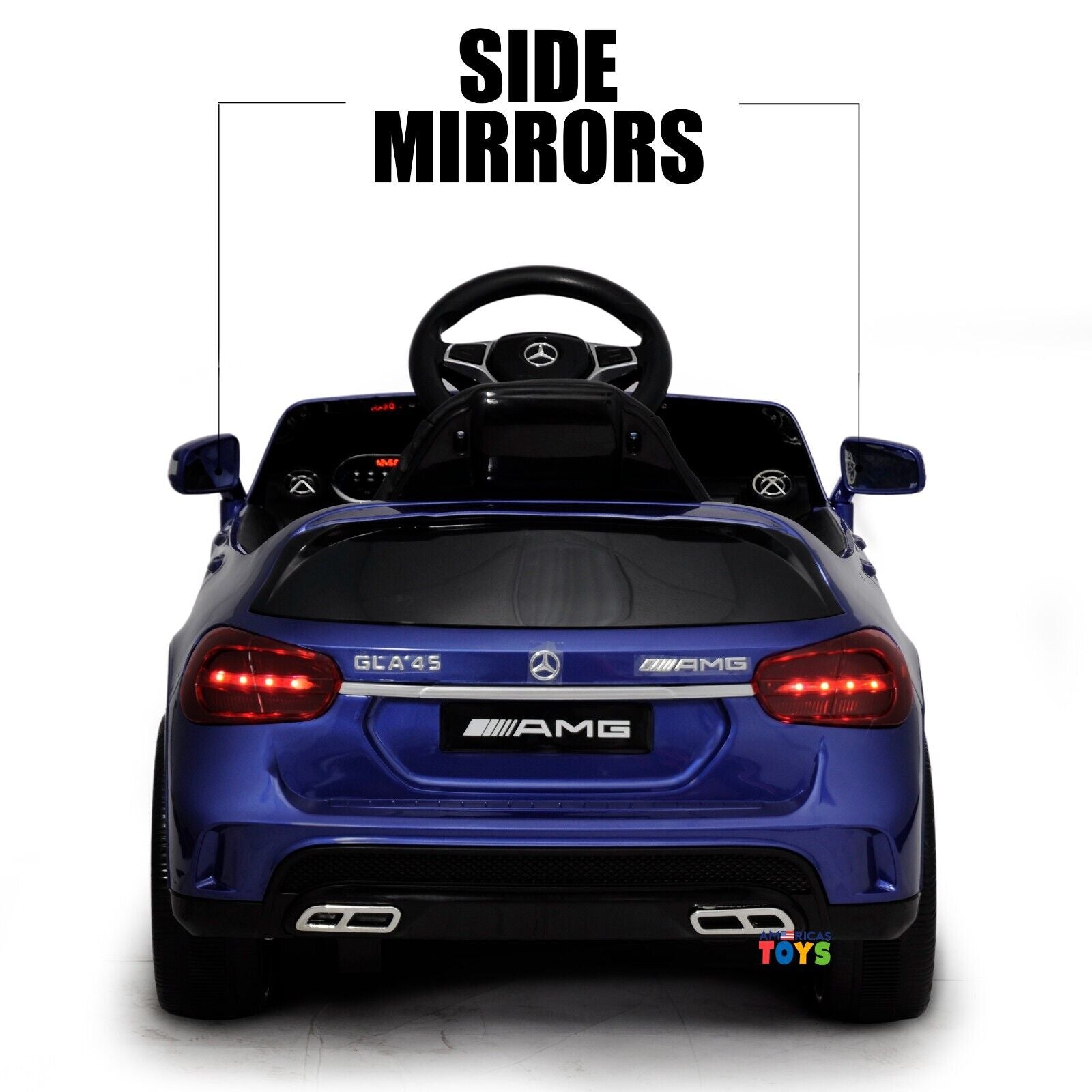 Licensed Mercedes-Benz 12V Kids Ride On Car with R/C and MP3 Music - Available in Multiple Colors