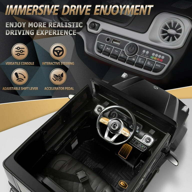 Licensed 4WD Mercedes-Benz Ride On Car for Kids with Remote Control