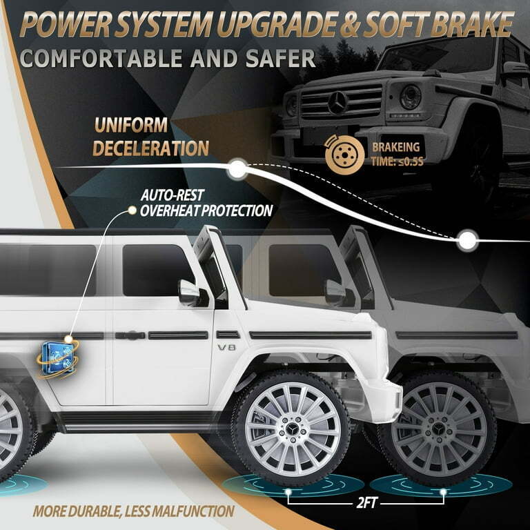Licensed Mercedes-Benz SUV Electric Ride-On Car for Kids with Remote Control - 12V