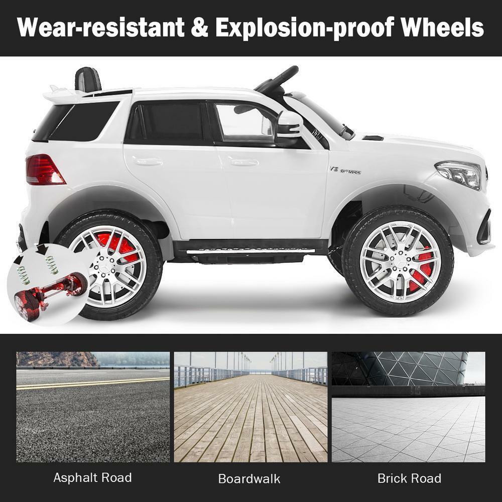 Licensed Mercedes Benz Electric Ride-On Car for Kids with MP3 and Remote Control