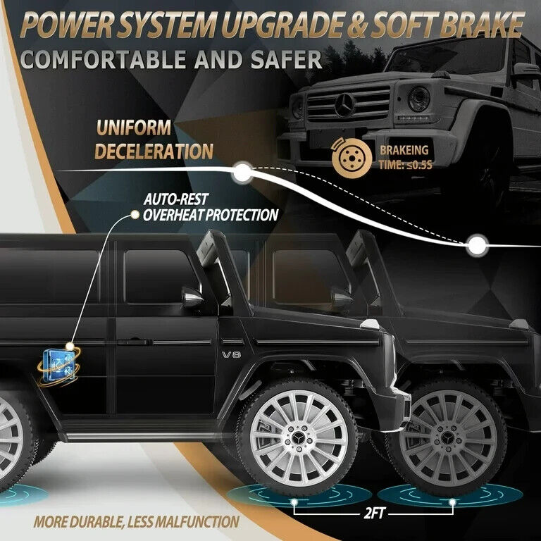 Mercedes Benz G500 Electric Ride-On Toy Car for Kids - 12V Battery Powered Luxury Vehicle