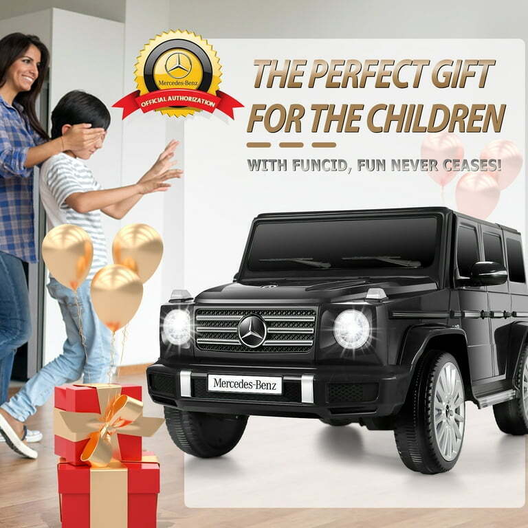 Licensed Mercedes-Benz G500 4WD Kids Ride-On SUV with Remote Control - A+ Quality