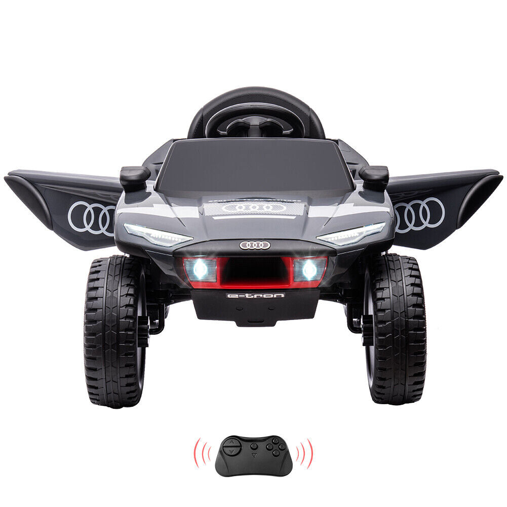 Licensed RS E-trons Racing Car 12V Ride-On with Remote Control for Kids