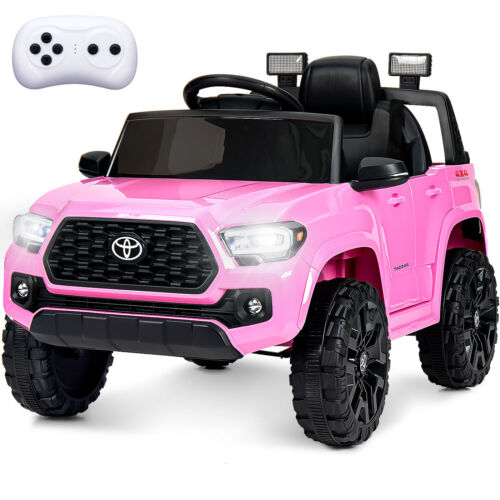 Licensed Toyota Tacoma Ride-On Car for Kids with MP3 Player - 12V Electric Vehicle by Kimbosmart
