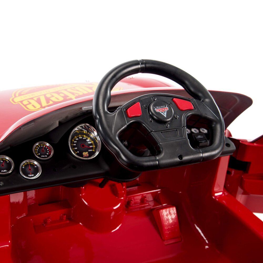 Lightning McQueen Battery-Powered Vehicle with Sound Effects for Ages 3+