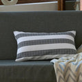 Linen stripe cushion cover living room striped pillow case