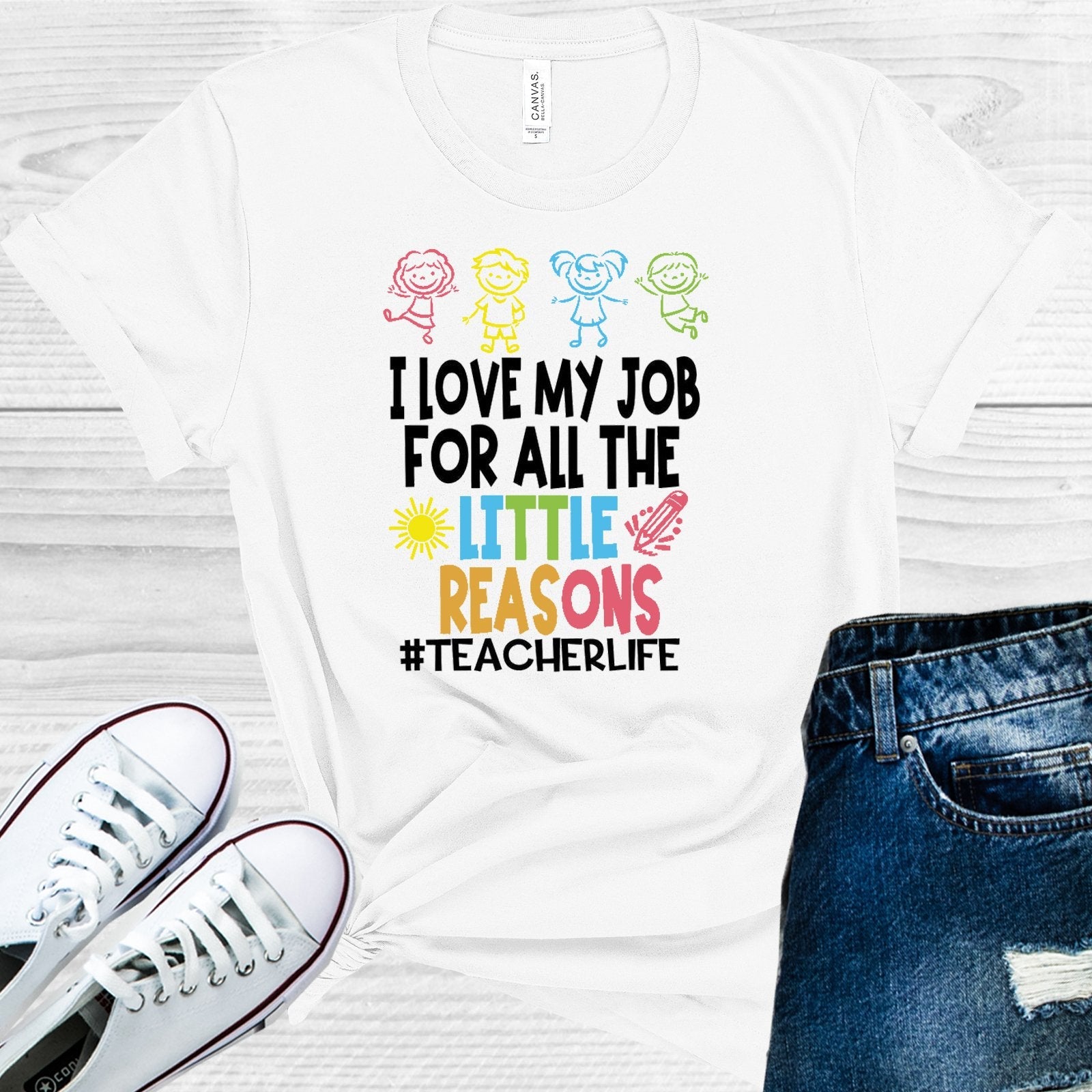 Love My Job for All the Little Reasons Graphic Tee