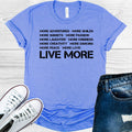 More Adventures More Smiles More Sunsets Graphic Tee