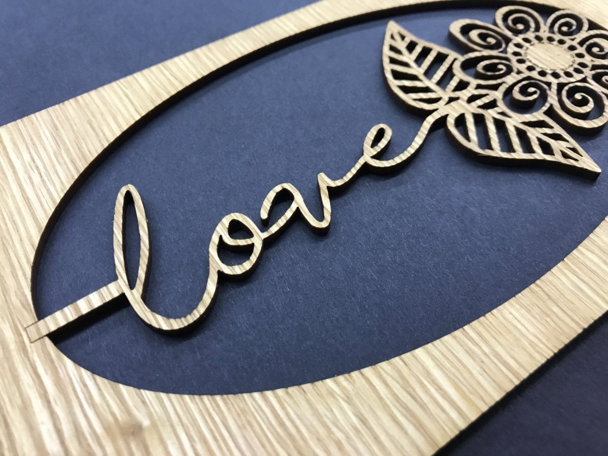 Love Flower Picture Frame