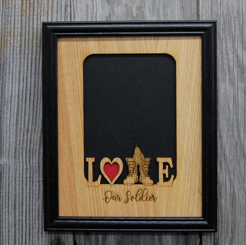 Love My Soldier Picture Frame - Army