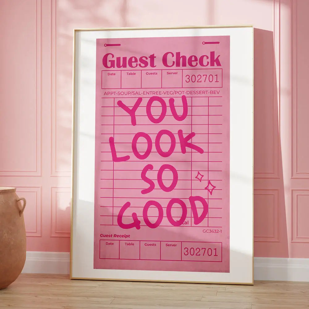 Modern pink and orange more amor por favor love quote wall art bedroom