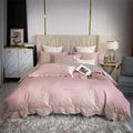 Luxe ivory and gold embroidery bedding set – bedroom 1000tc egyptian