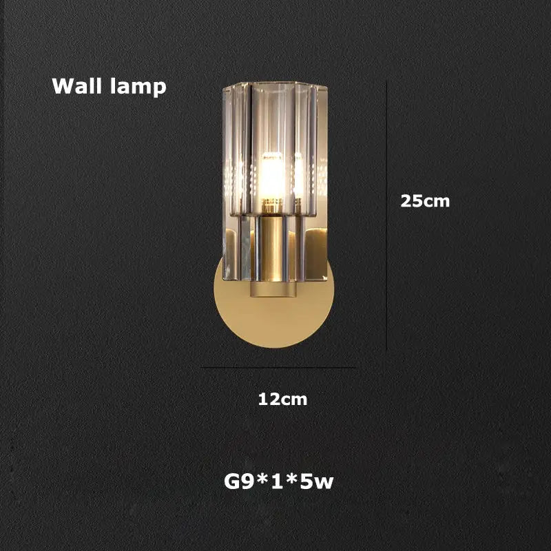 Luxury crystal black gold pendant light living room chandelier