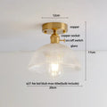 Luxury crystal glass ceiling light bedroom brass teardrop decor