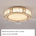 Luxury gold crystal glass luxury ceiling light living room chandelier