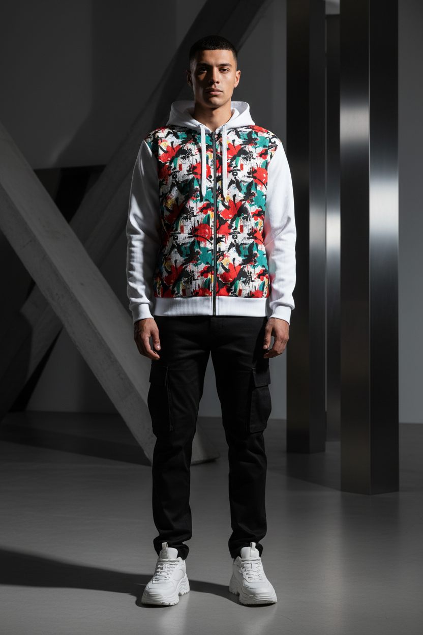 Munsieur Luxury Graphic Men's Hoodies with Bold Print