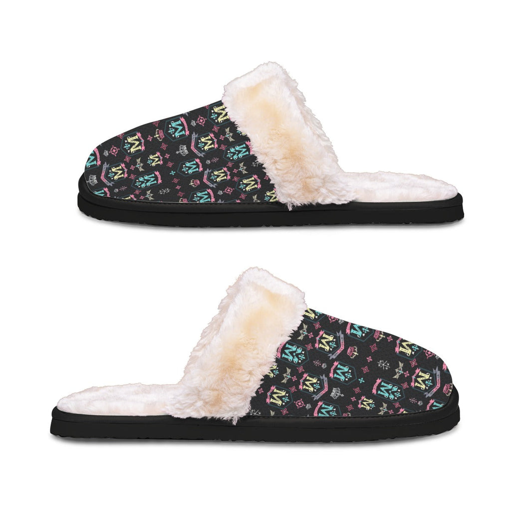 Munsieur Luxury Ladies Indoor Slippers Plush Comfort