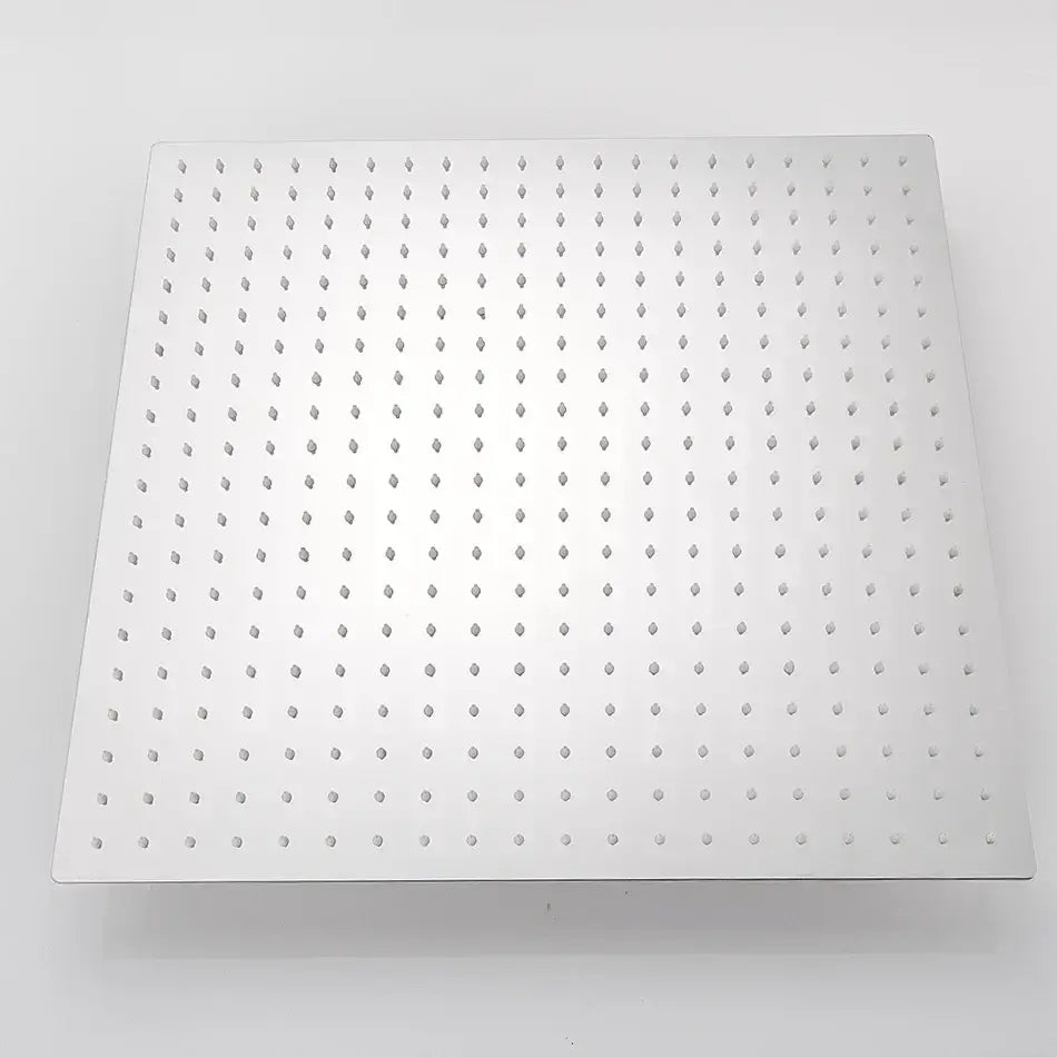 Luxury matte black rainfall shower head bathroom experience