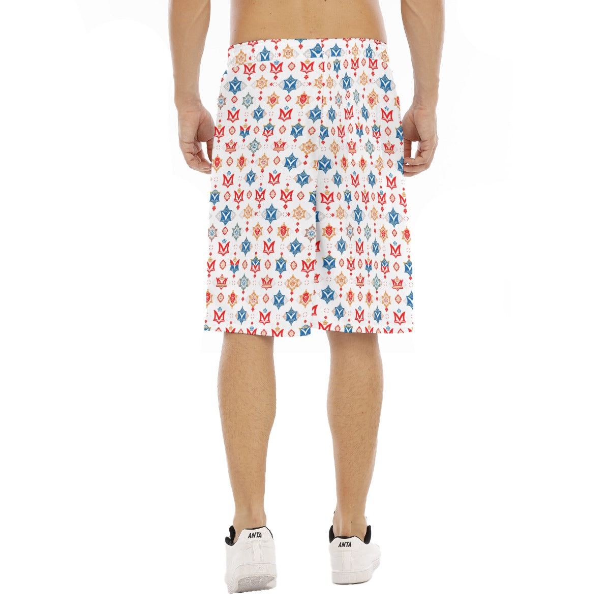 Munsieur Luxury Men's Summer Shorts with Bold Pattern