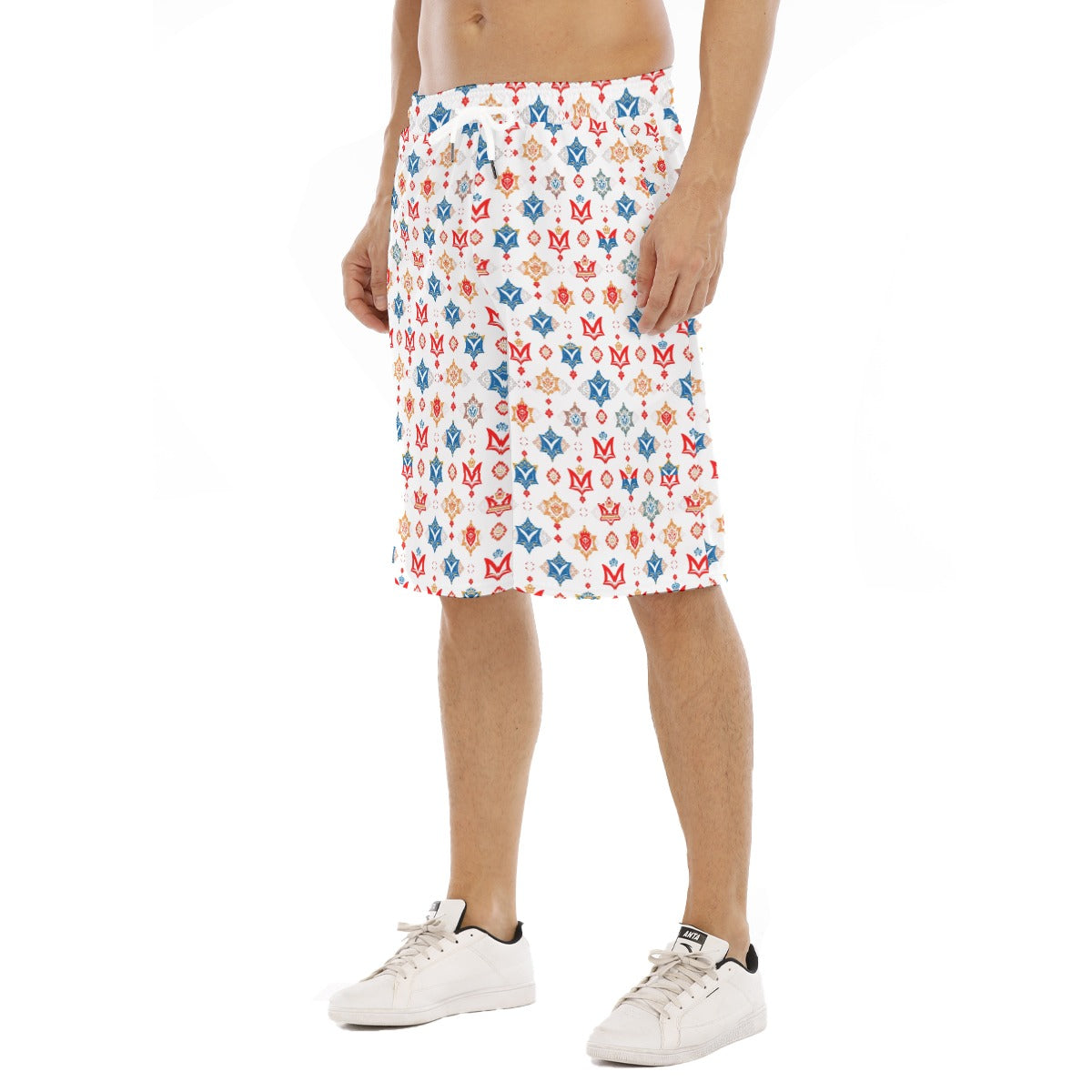 Munsieur Luxury Men's Summer Shorts with Bold Pattern