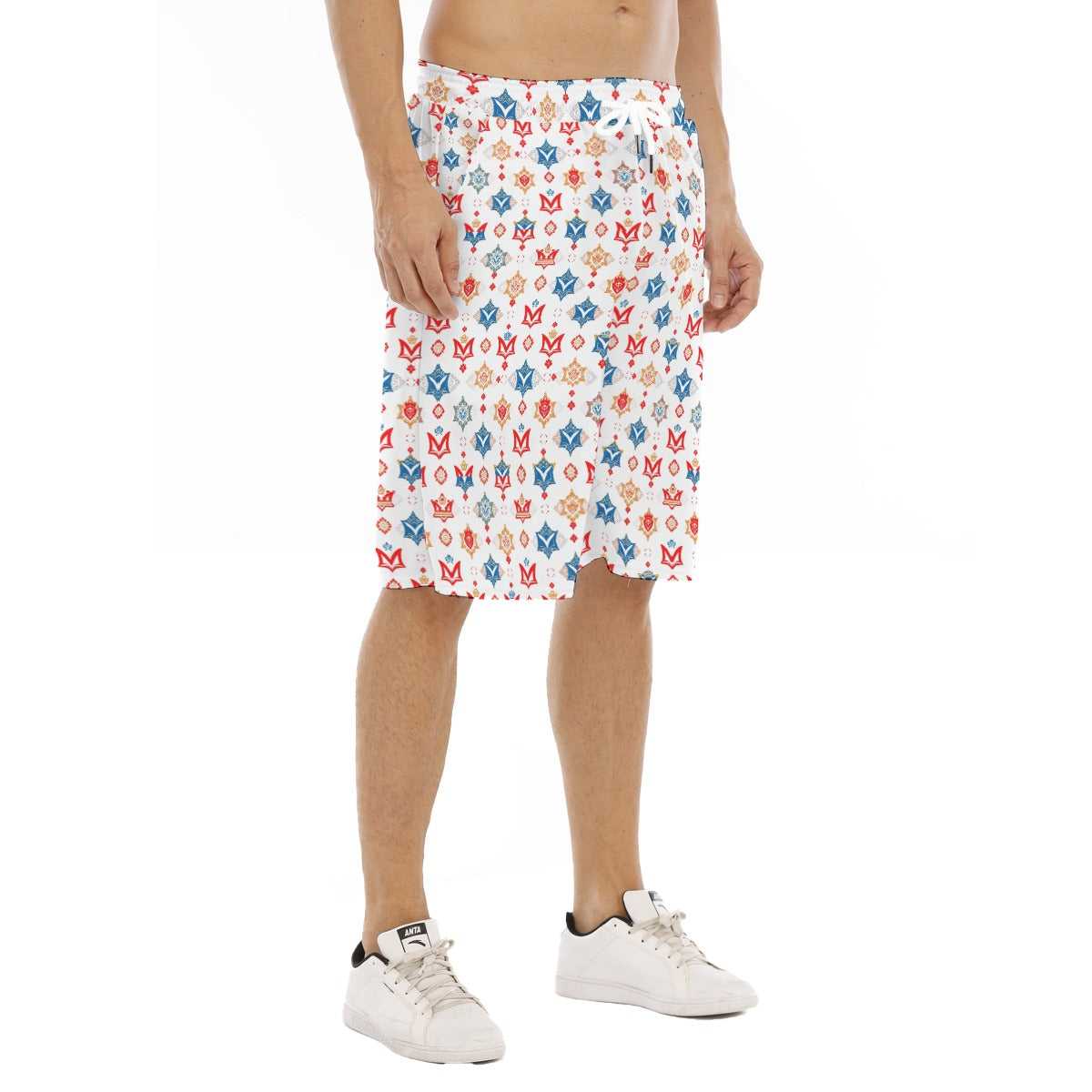 Munsieur Luxury Men's Summer Shorts with Bold Pattern
