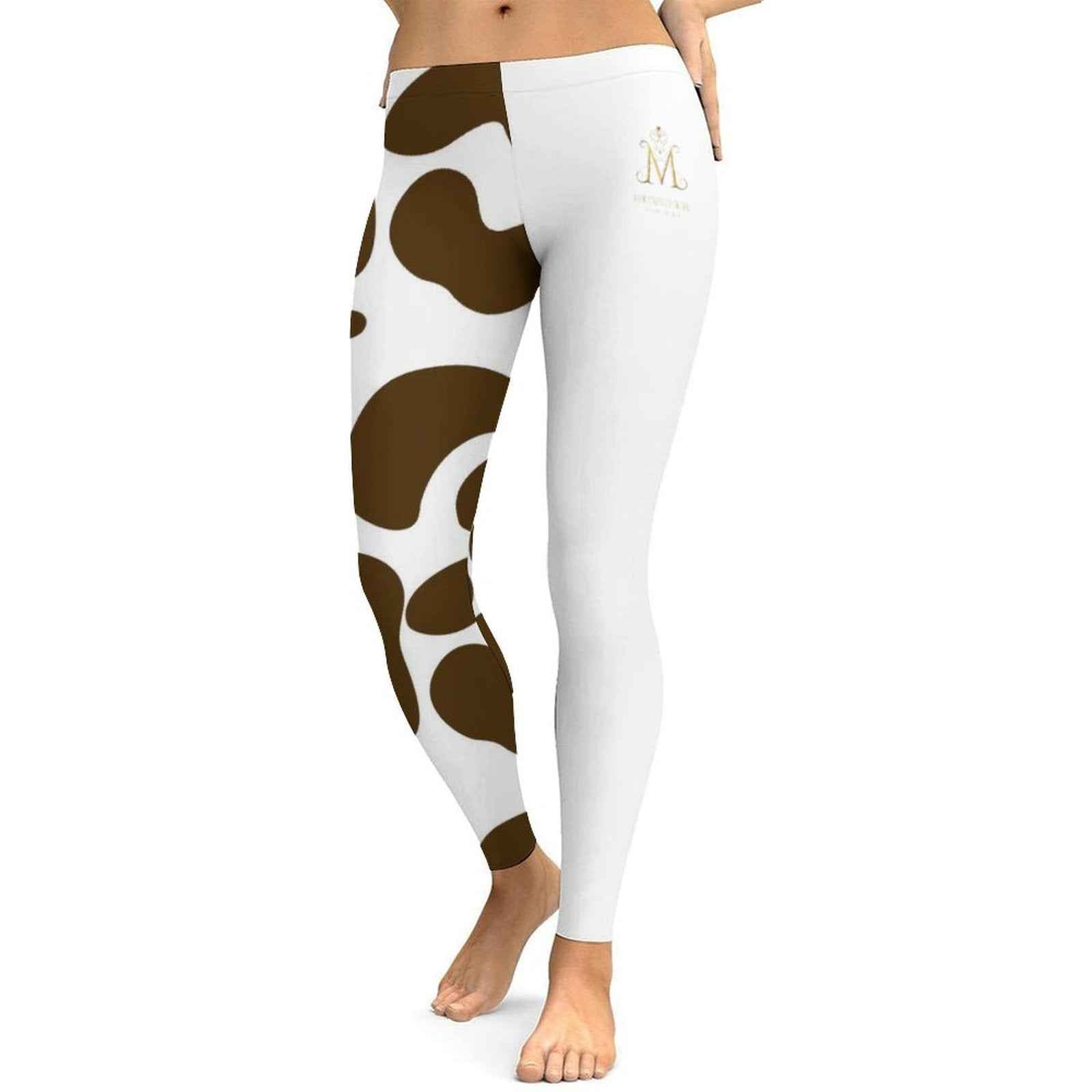 Monochrome Instinct Leggings | Luxury Gothic Performance Wear | MUNSIEUR