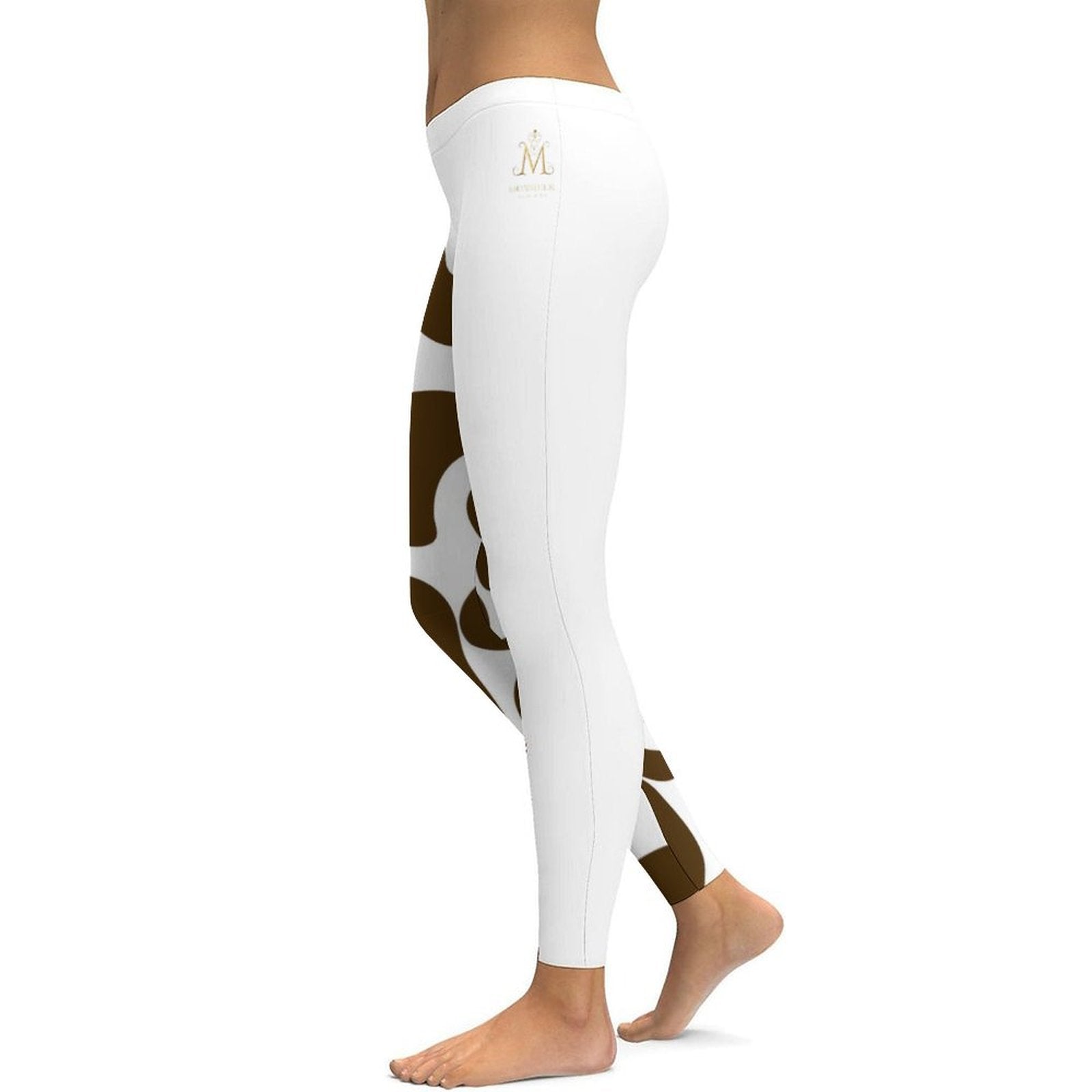 Monochrome Instinct Leggings | Luxury Gothic Performance Wear | MUNSIEUR
