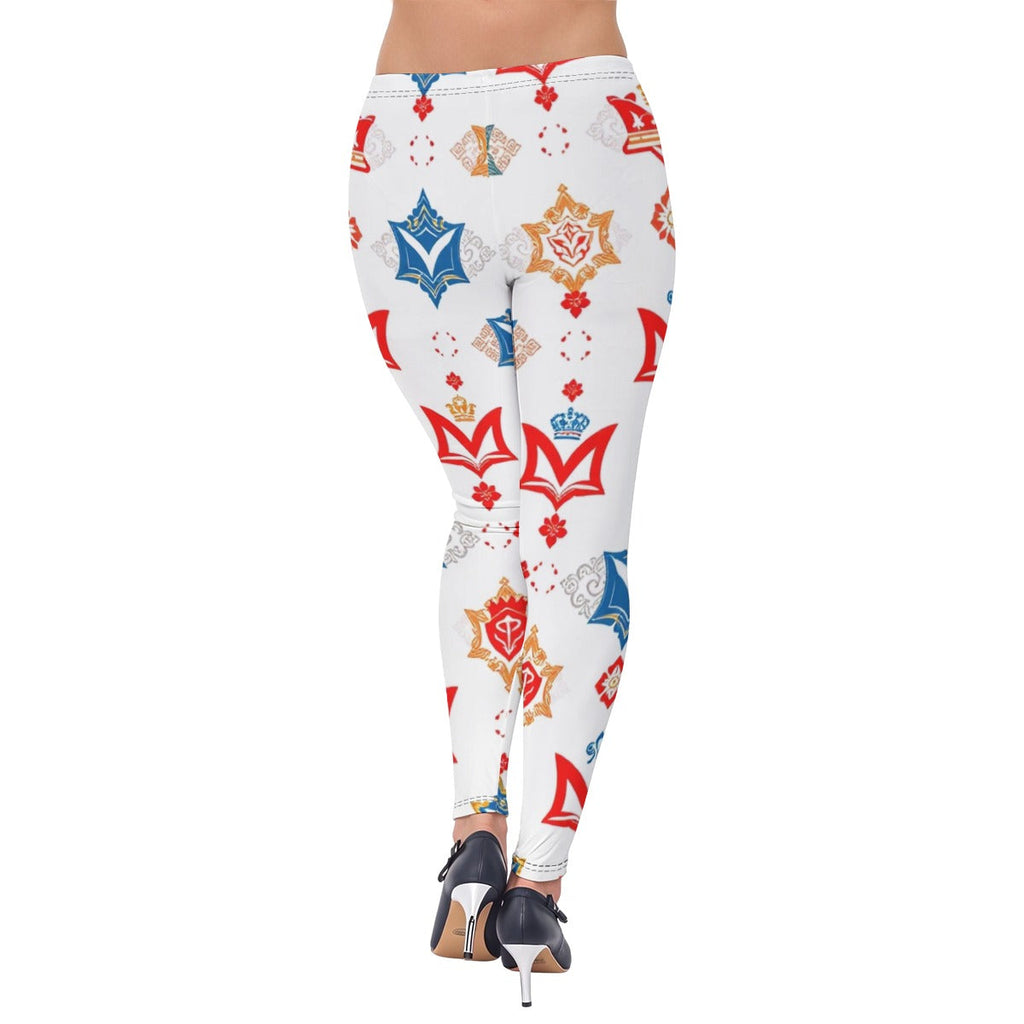 Munsieur Luxury Streetwear Leggings with Bold Print