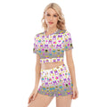 Munsieur Luxury Streetwear Matching Set with Bold Print Bottoms