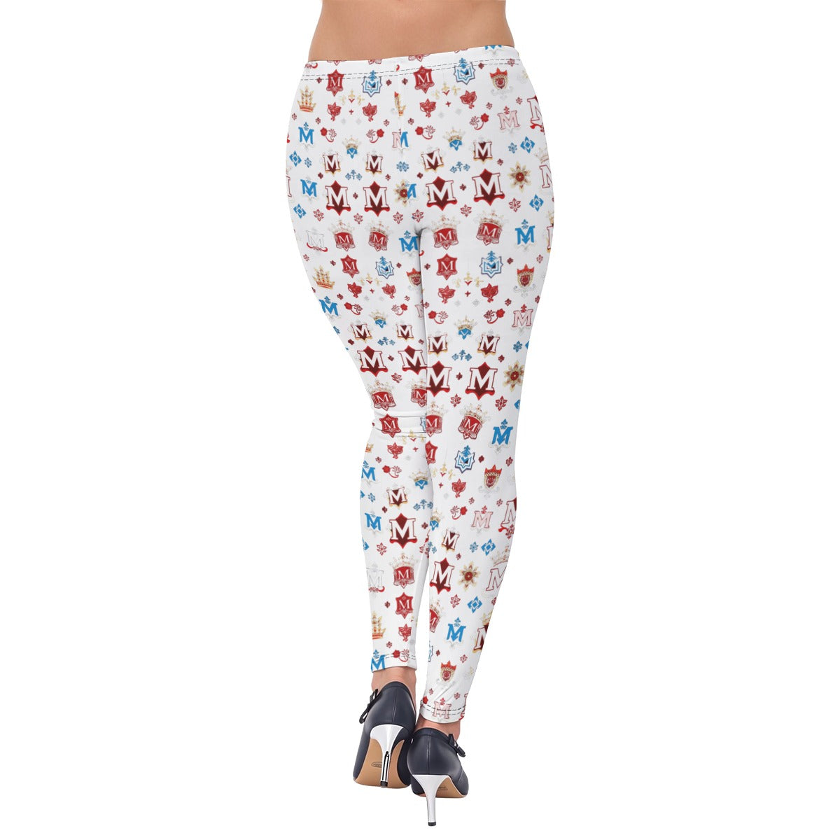 Munsieur Luxury Urban Fashion Leggings with Bold Pattern