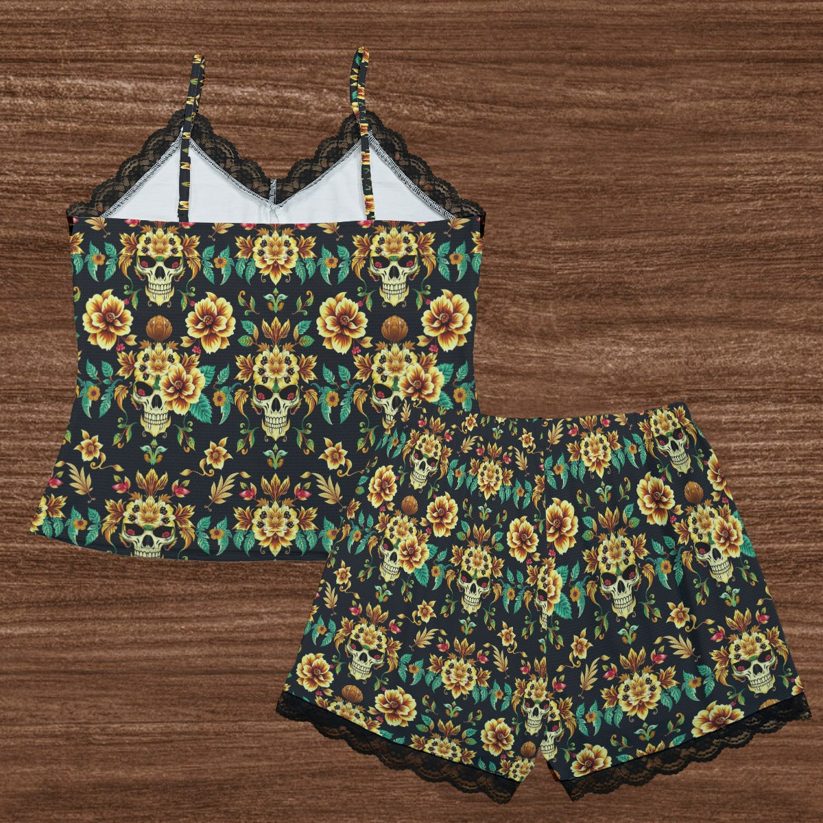 Gothic Bloom Sleepwear Set