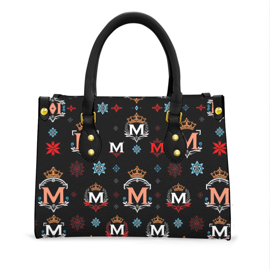 Munsieur Luxury Women's Handbag with Crown Print Design