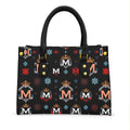 Munsieur Luxury Women's Handbag with Crown Print Design