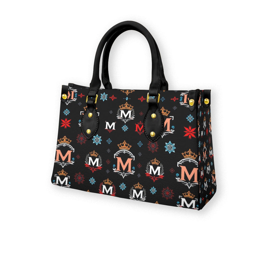 Munsieur Luxury Women's Handbag with Crown Print Design