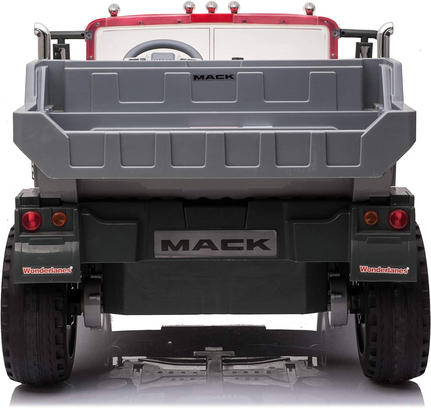 Mack Truck 2 Seater Children's Electric Car W/Mack Hood Ornament