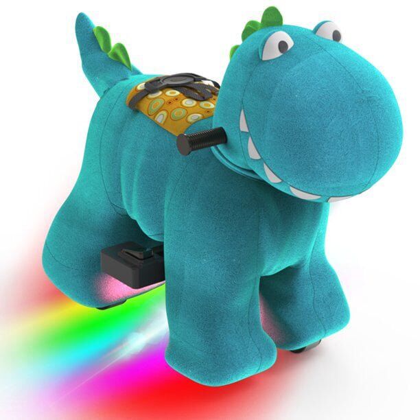 Magical Unicorn 6V Electric Ride On Car for Girls Ages 2-4 with LED Lights