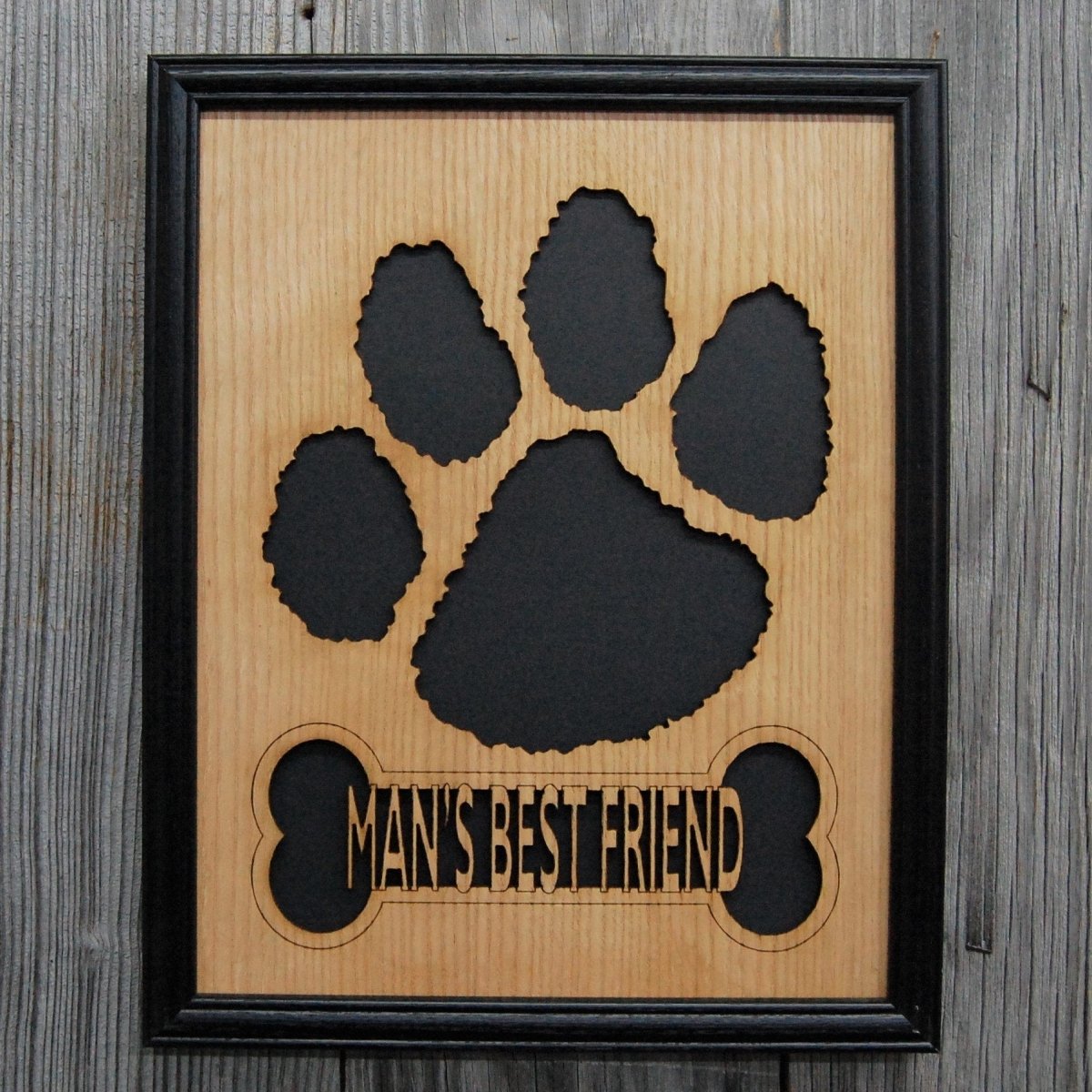 Man's Best Friend Dog Picture Frame 11"x14"