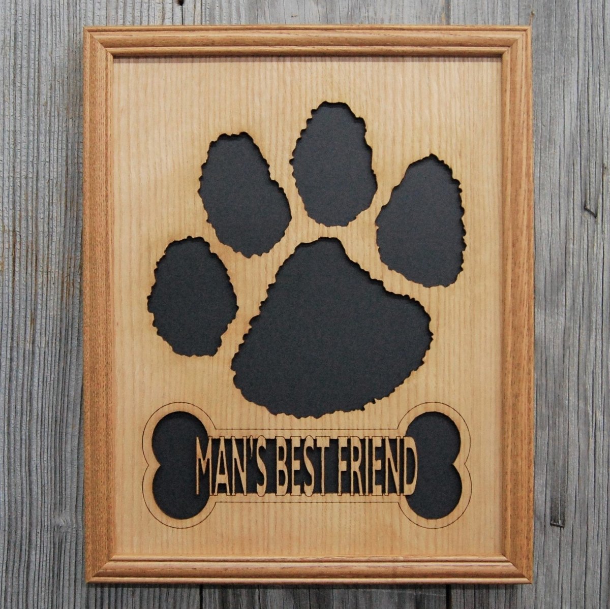 Man's Best Friend Dog Picture Frame 11"x14"