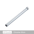 Matte black brass bathroom faucet extension tube for heightening