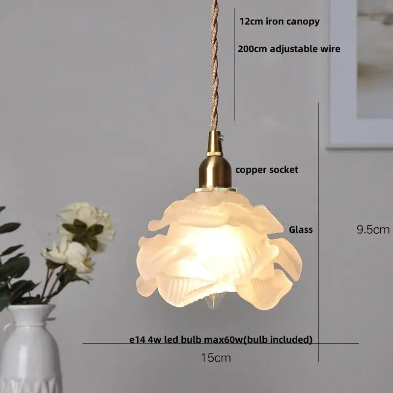 Matte brown and copper ceramic walnut pendant light kitchen lamp