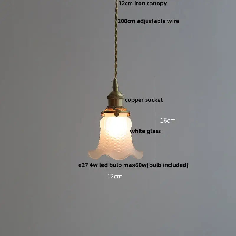 Matte brown and copper ceramic walnut pendant light kitchen lamp