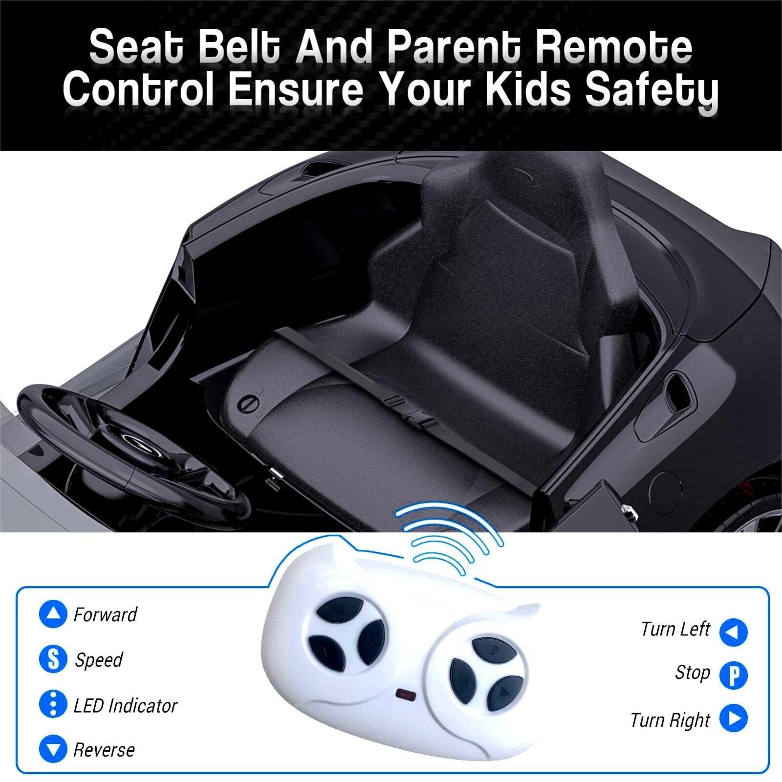 McLaren Ride On Car for Kids: Electric Toy with Remote Control - Officially Licensed 12V Gift