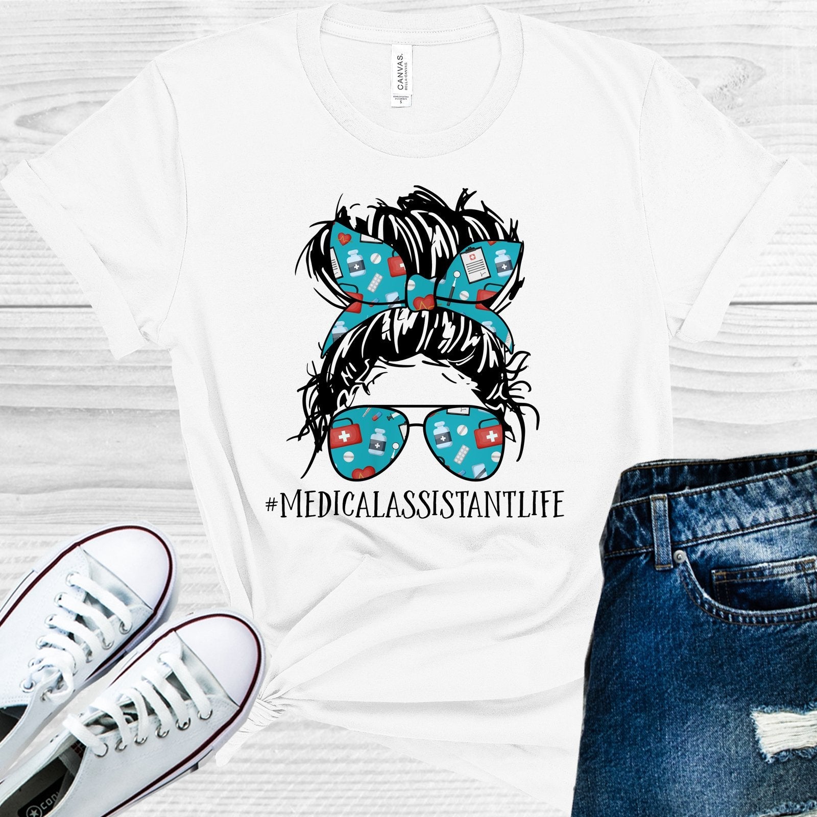 Medical Assistant Life #medicalassistantlife Graphic Tee