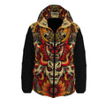 Men's All-Over Print Down Coat by MUNSIEUR
